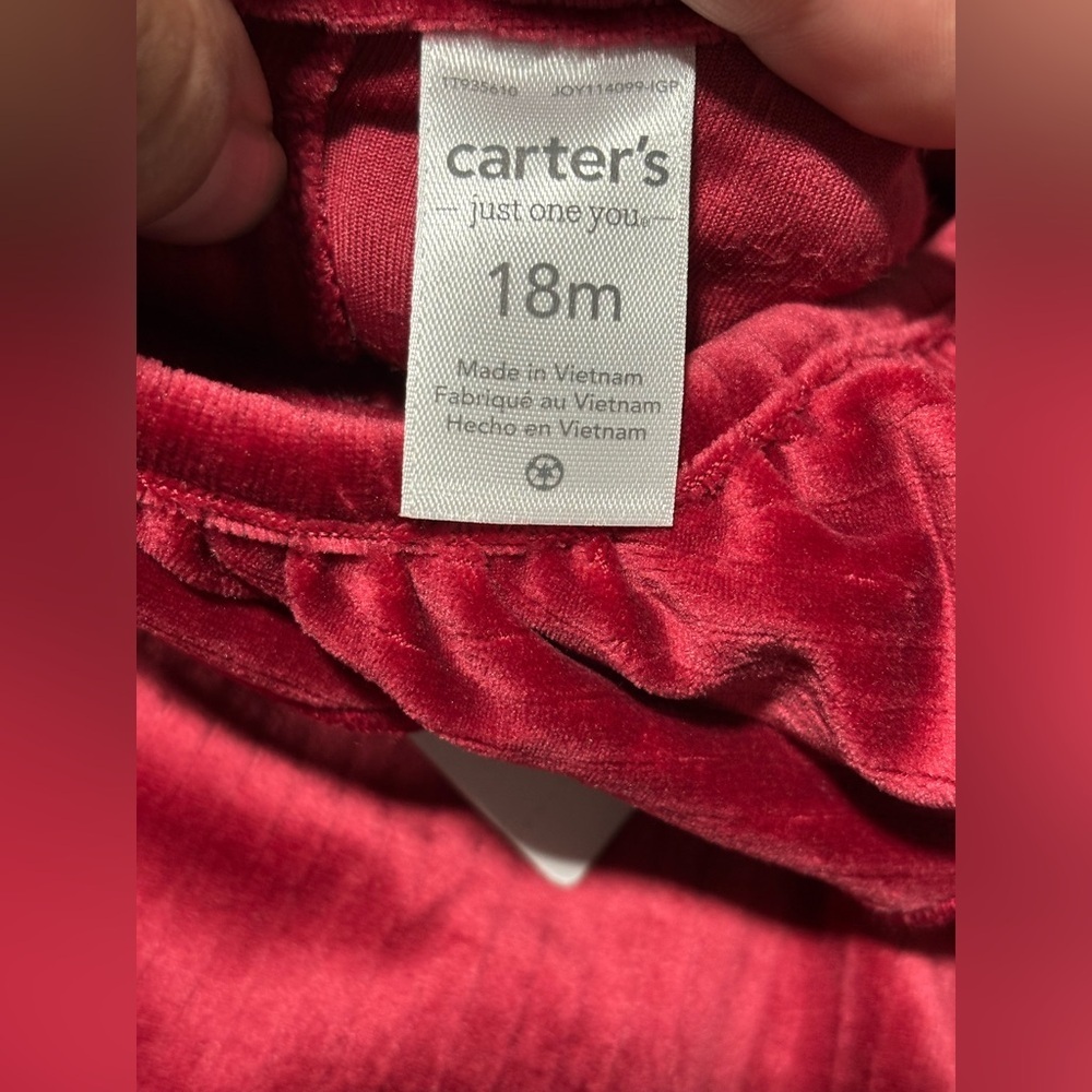 Carter's Burgundy Baby Set - Picture 8 of 8